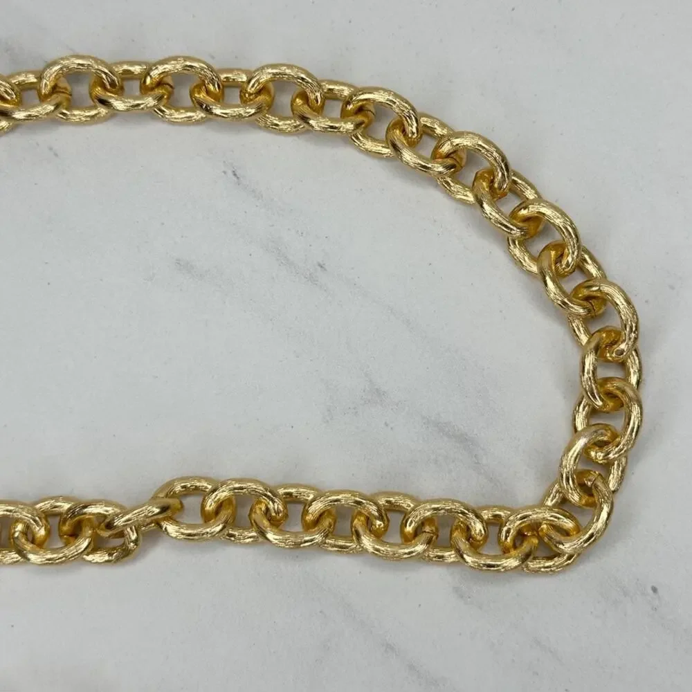 Draped Faux Pearl Gold Chain Belt Small/Medium (S/M) ✨